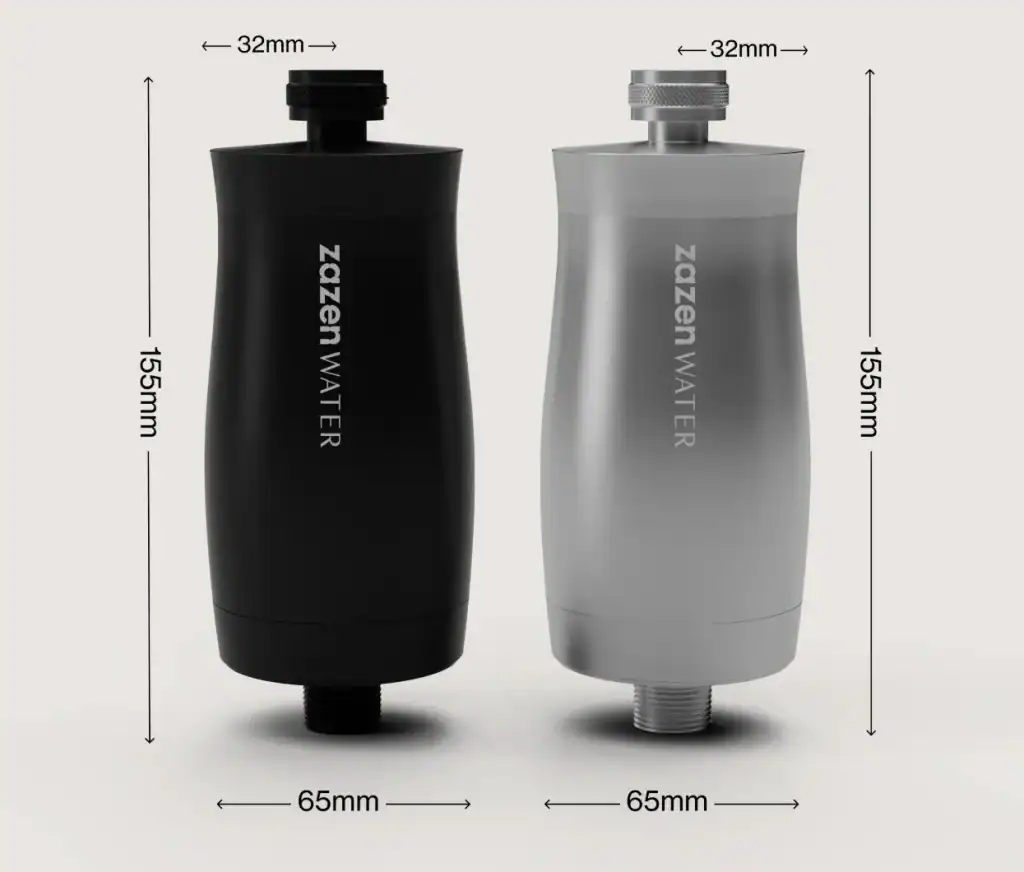 Sleek black and silver water bottles with precise measurements, ideal for modern hydration needs, featuring high-quality materials and innovative design from Guided by Tradition.