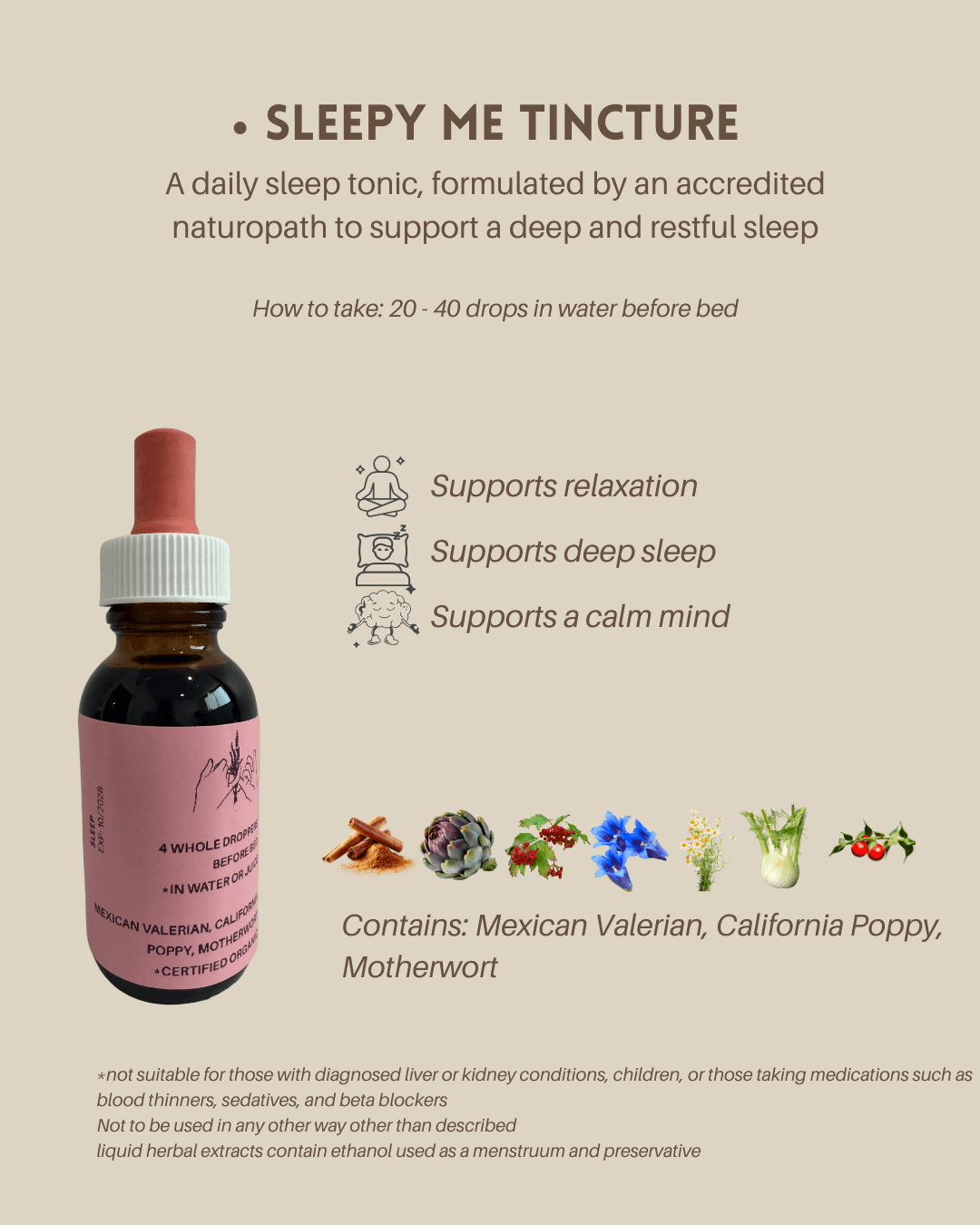 Sleepy tincture - 50mL